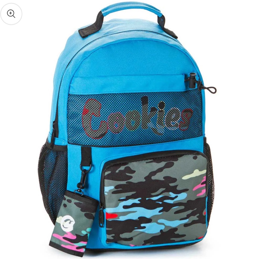 Cookies Men Vibrant Blue Camo Backpack